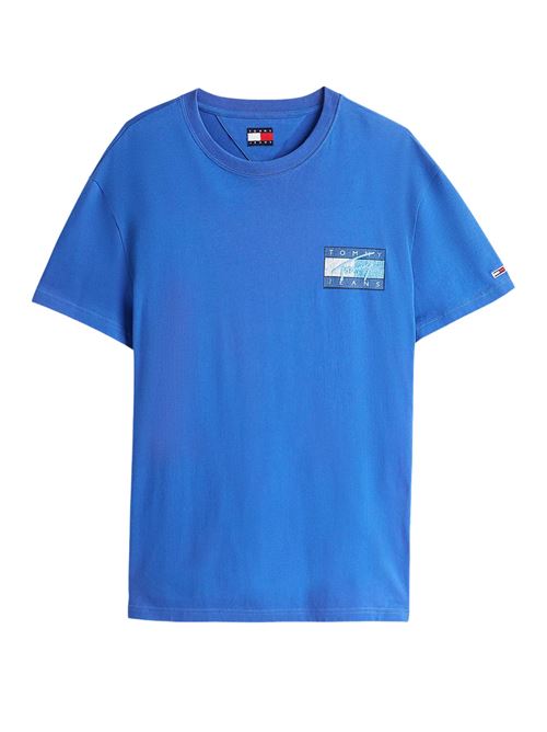 T-shirt regular blu logo blu Tommy Jeans | DM0DM21108C6E